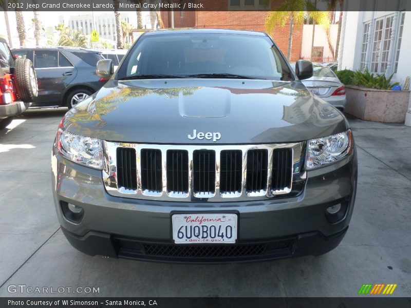 Mineral Gray Metallic / Black 2012 Jeep Grand Cherokee Laredo