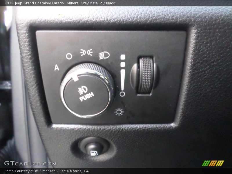Mineral Gray Metallic / Black 2012 Jeep Grand Cherokee Laredo