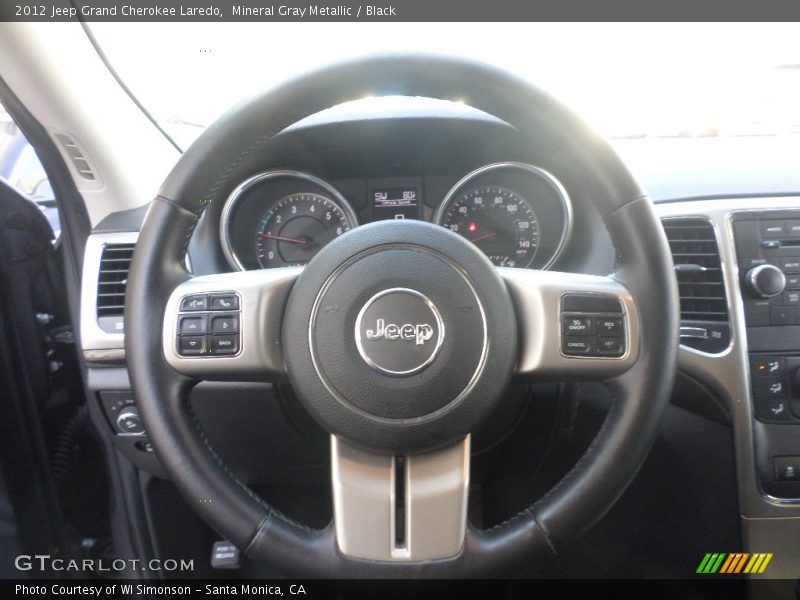 Mineral Gray Metallic / Black 2012 Jeep Grand Cherokee Laredo