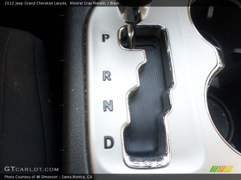 Mineral Gray Metallic / Black 2012 Jeep Grand Cherokee Laredo