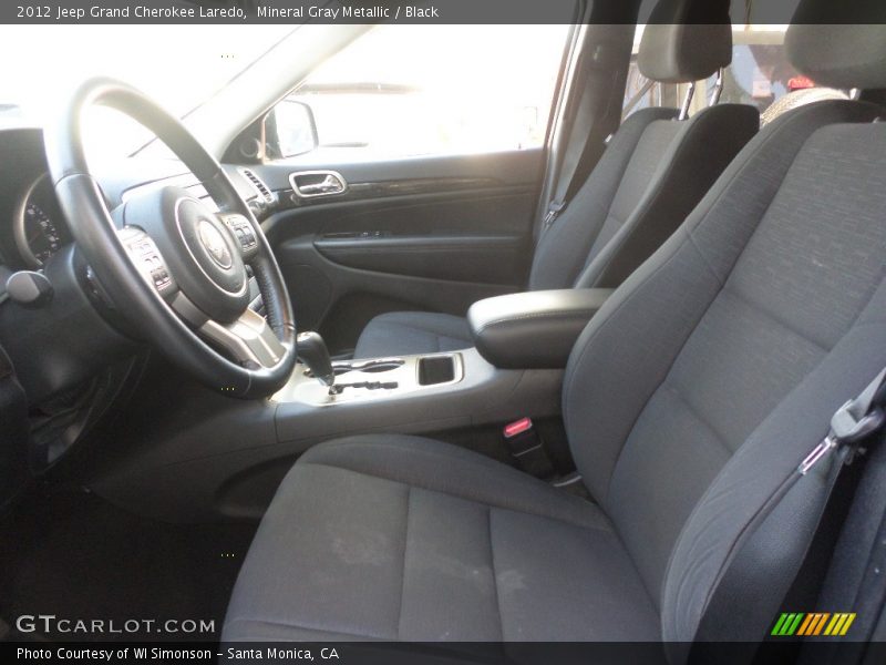 Mineral Gray Metallic / Black 2012 Jeep Grand Cherokee Laredo