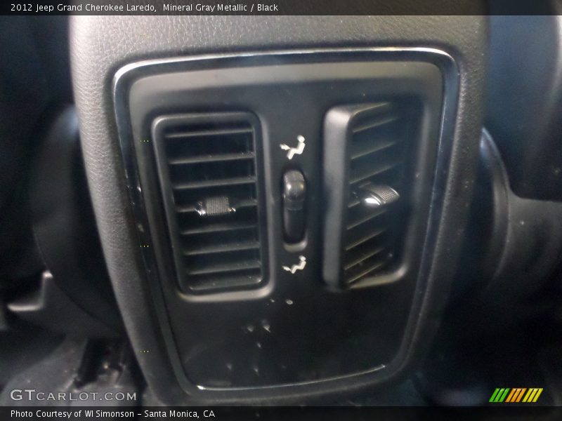 Mineral Gray Metallic / Black 2012 Jeep Grand Cherokee Laredo