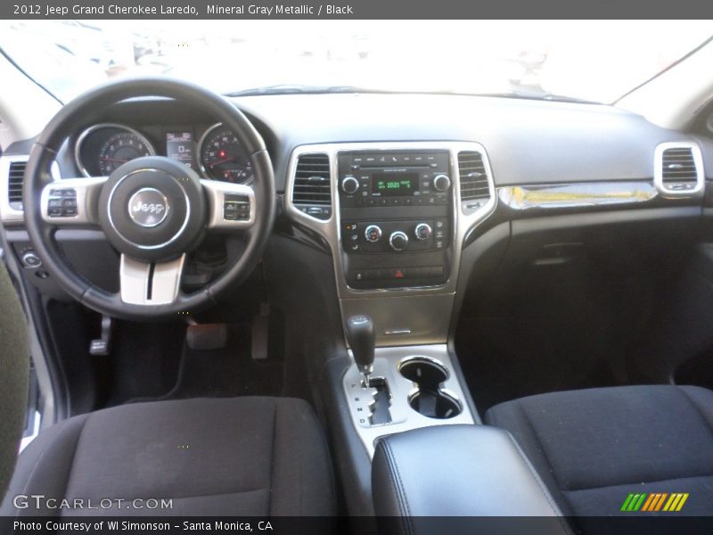 Mineral Gray Metallic / Black 2012 Jeep Grand Cherokee Laredo