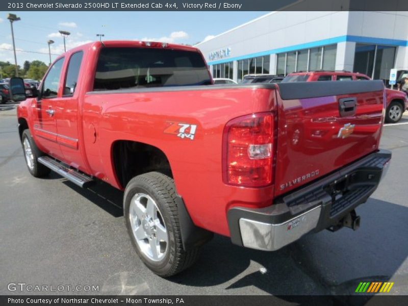 Victory Red / Ebony 2013 Chevrolet Silverado 2500HD LT Extended Cab 4x4