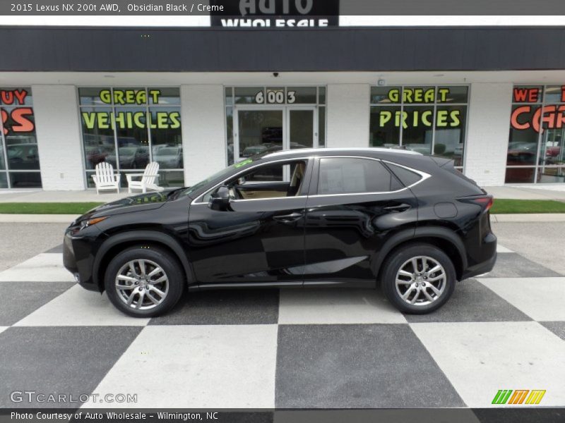 Obsidian Black / Creme 2015 Lexus NX 200t AWD
