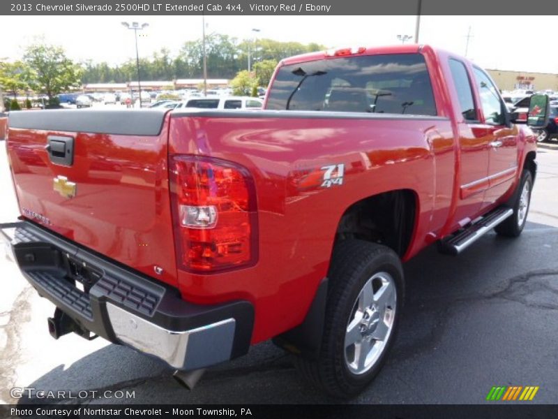 Victory Red / Ebony 2013 Chevrolet Silverado 2500HD LT Extended Cab 4x4