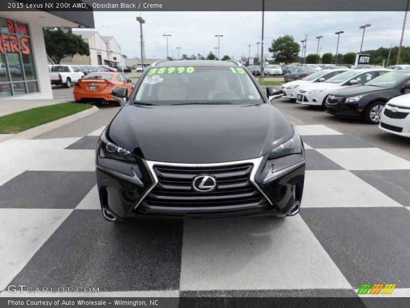 Obsidian Black / Creme 2015 Lexus NX 200t AWD