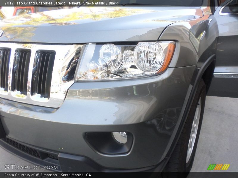 Mineral Gray Metallic / Black 2012 Jeep Grand Cherokee Laredo