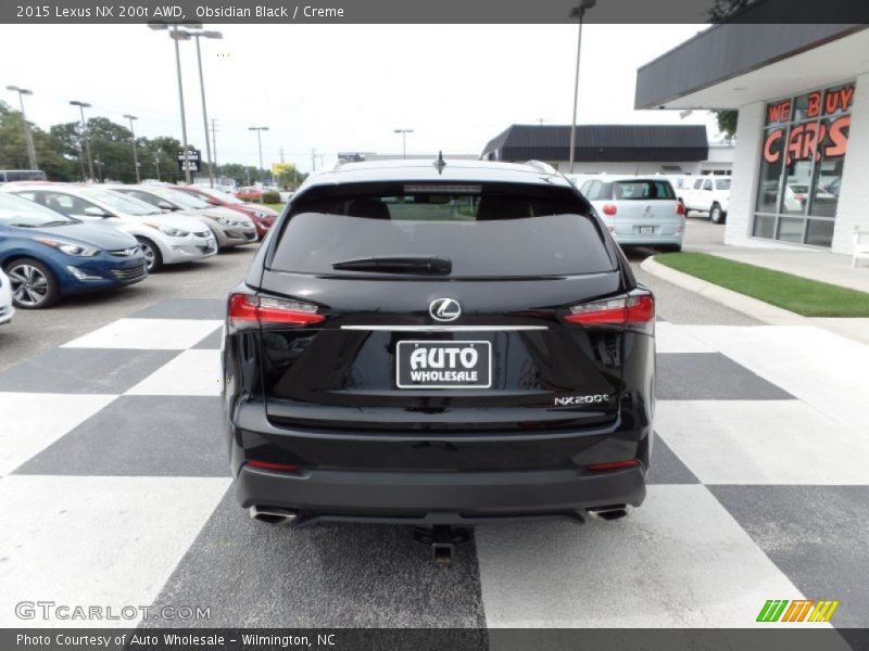 Obsidian Black / Creme 2015 Lexus NX 200t AWD