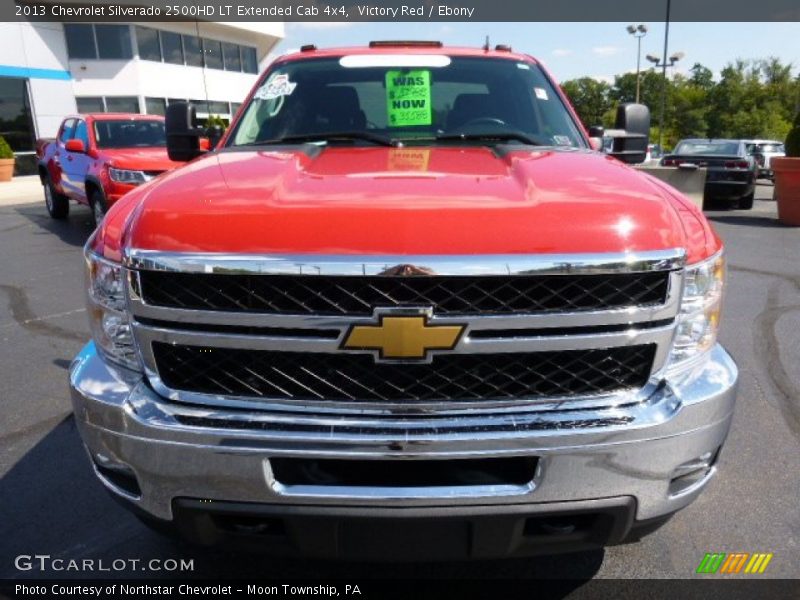 Victory Red / Ebony 2013 Chevrolet Silverado 2500HD LT Extended Cab 4x4