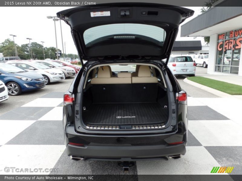 Obsidian Black / Creme 2015 Lexus NX 200t AWD