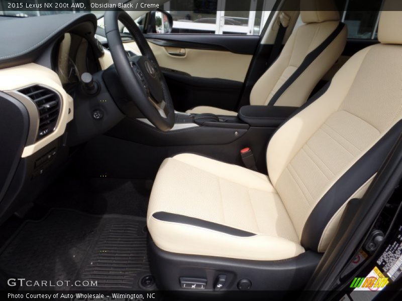 Front Seat of 2015 NX 200t AWD