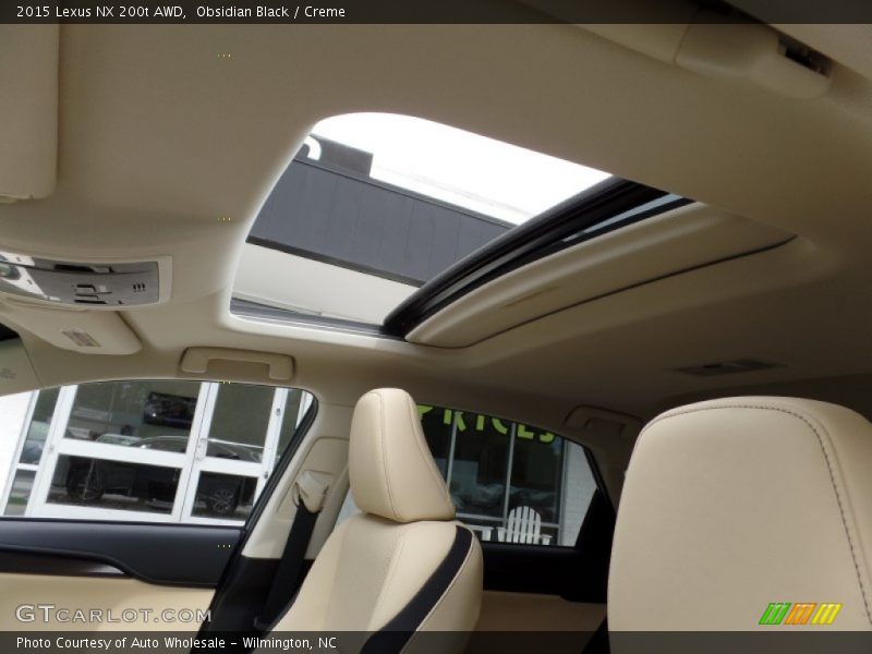 Sunroof of 2015 NX 200t AWD