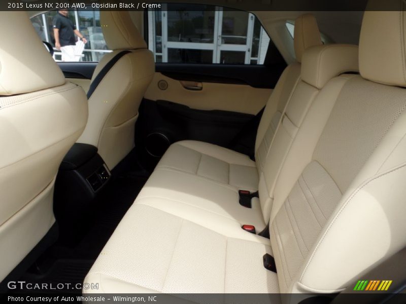 Rear Seat of 2015 NX 200t AWD
