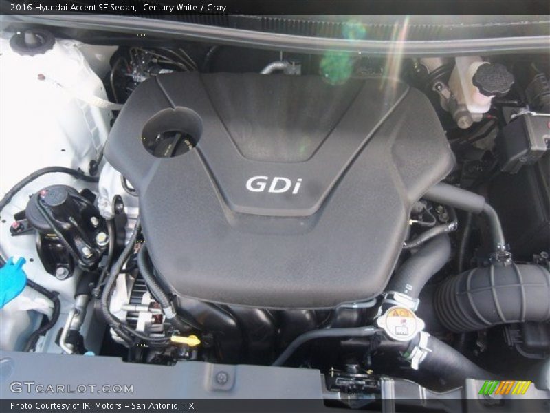  2016 Accent SE Sedan Engine - 1.6 Liter GDI DOHC 16-Valve D-CVVT 4 Cylinder