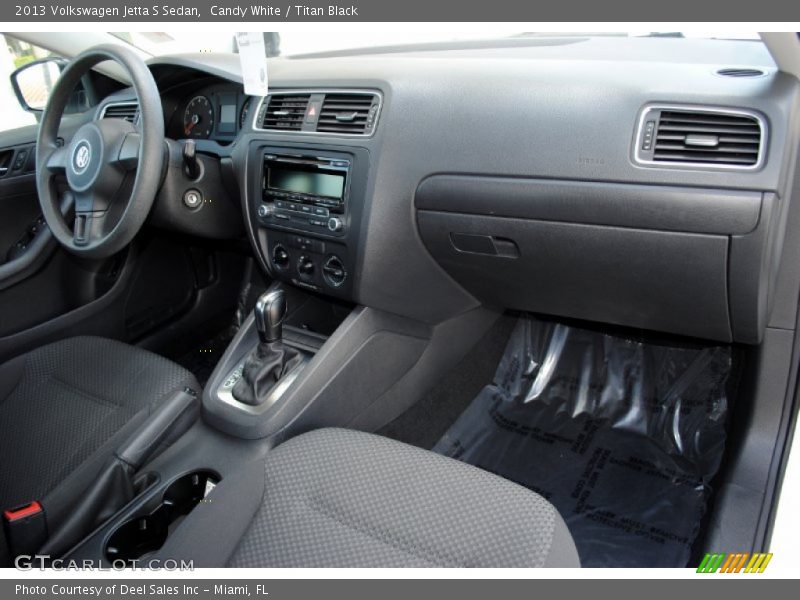 Candy White / Titan Black 2013 Volkswagen Jetta S Sedan