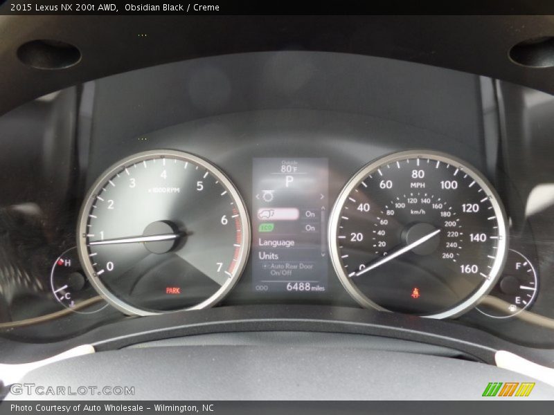  2015 NX 200t AWD 200t AWD Gauges