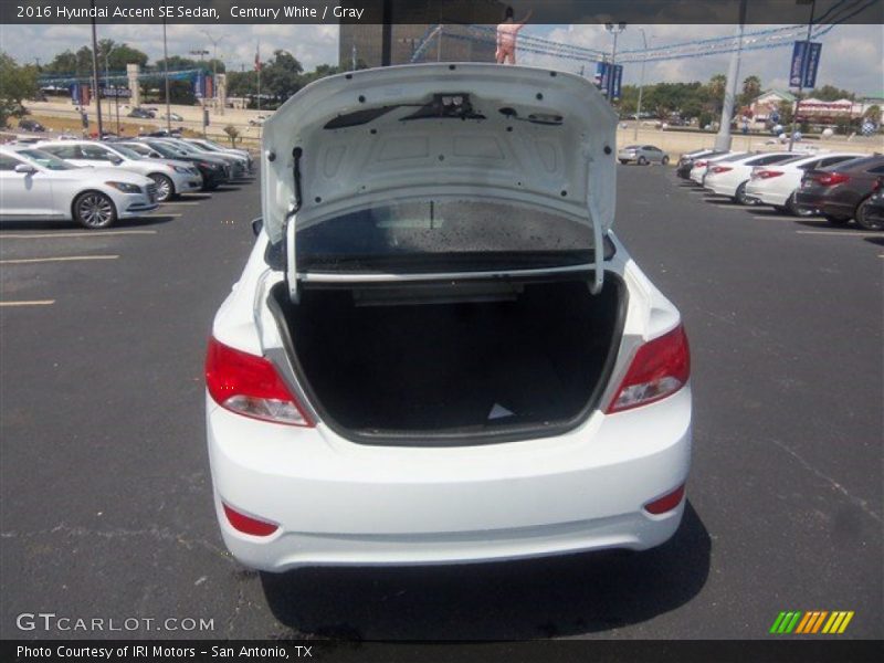 Century White / Gray 2016 Hyundai Accent SE Sedan