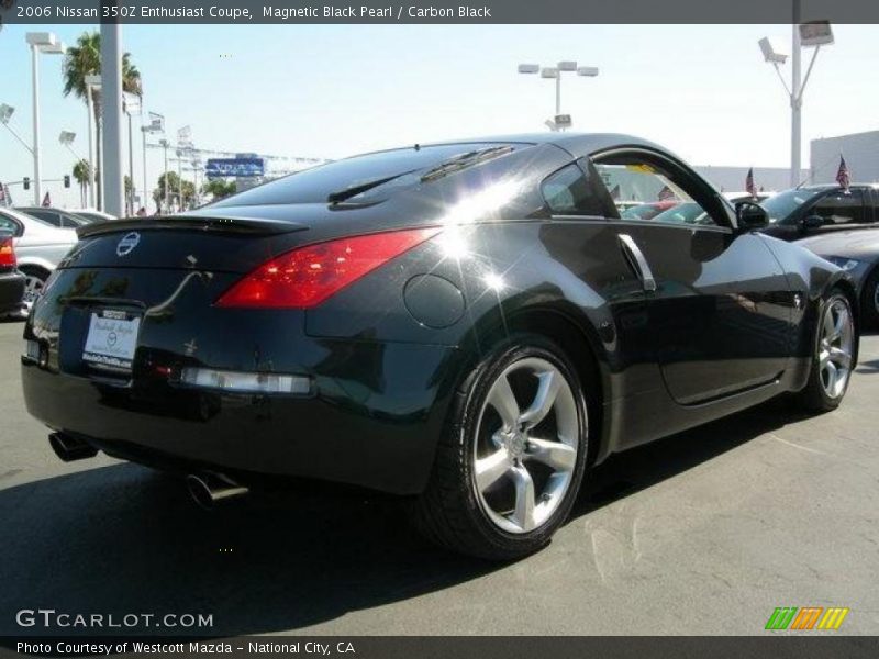 Magnetic Black Pearl / Carbon Black 2006 Nissan 350Z Enthusiast Coupe