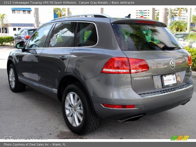 Canyon Gray Metallic / Black Anthracite 2013 Volkswagen Touareg VR6 FSI Sport 4XMotion