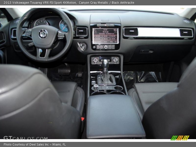 Canyon Gray Metallic / Black Anthracite 2013 Volkswagen Touareg VR6 FSI Sport 4XMotion