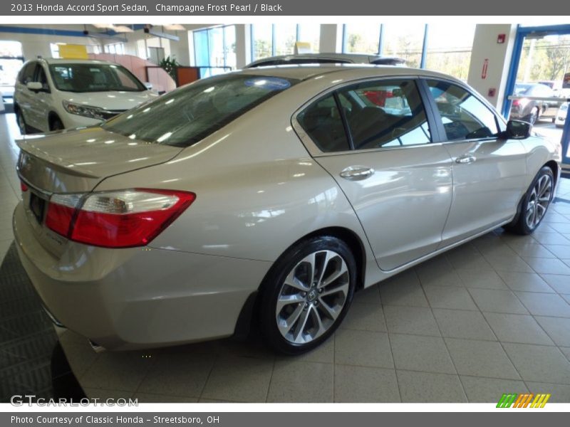 Champagne Frost Pearl / Black 2013 Honda Accord Sport Sedan