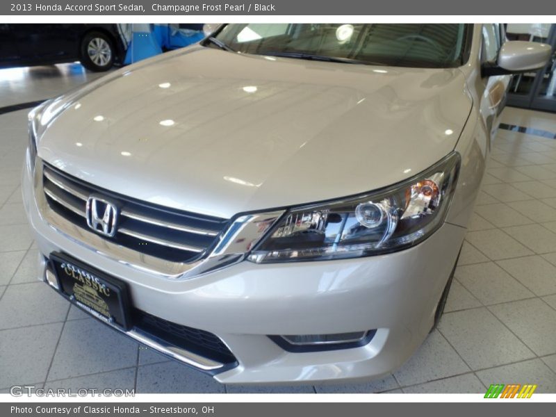 Champagne Frost Pearl / Black 2013 Honda Accord Sport Sedan