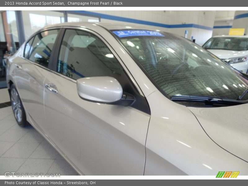 Champagne Frost Pearl / Black 2013 Honda Accord Sport Sedan