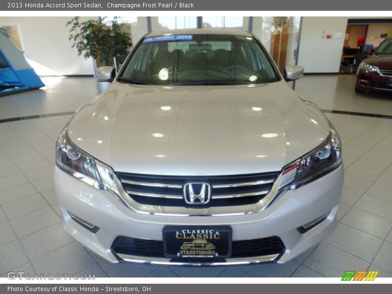 Champagne Frost Pearl / Black 2013 Honda Accord Sport Sedan