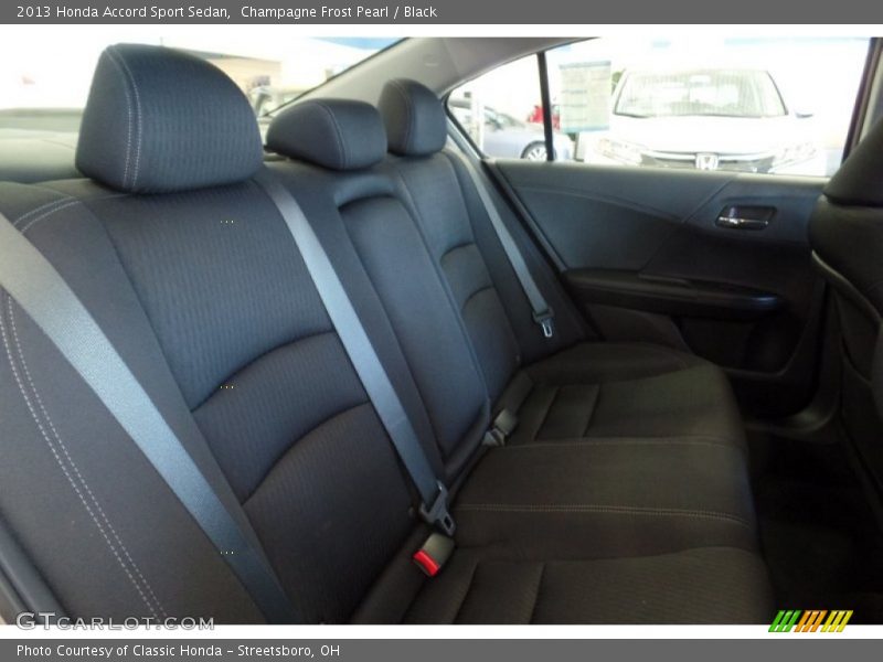 Champagne Frost Pearl / Black 2013 Honda Accord Sport Sedan