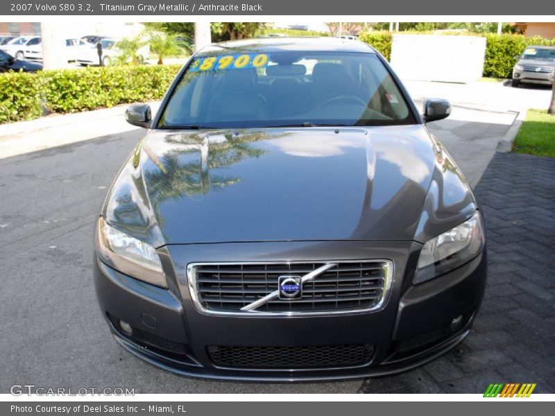 Titanium Gray Metallic / Anthracite Black 2007 Volvo S80 3.2