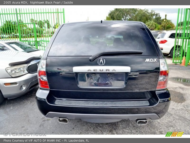 Nighthawk Black Pearl / Saddle 2005 Acura MDX