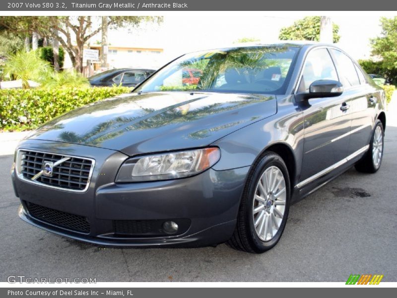 Titanium Gray Metallic / Anthracite Black 2007 Volvo S80 3.2