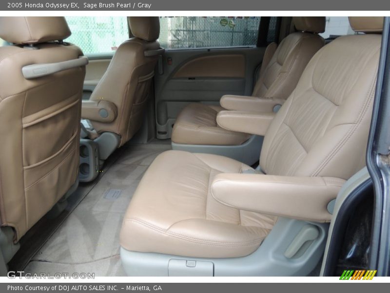 Sage Brush Pearl / Gray 2005 Honda Odyssey EX