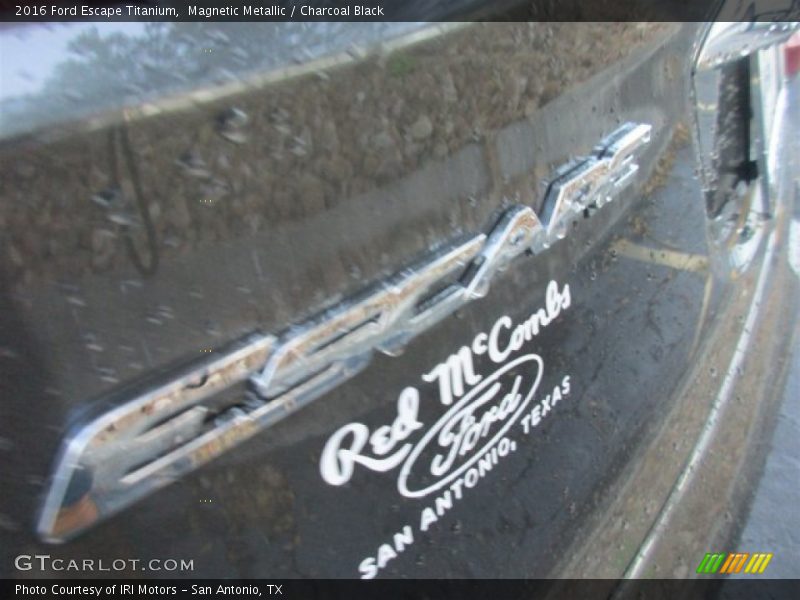 Magnetic Metallic / Charcoal Black 2016 Ford Escape Titanium