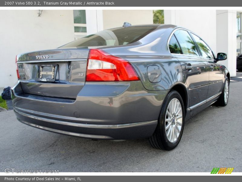 Titanium Gray Metallic / Anthracite Black 2007 Volvo S80 3.2