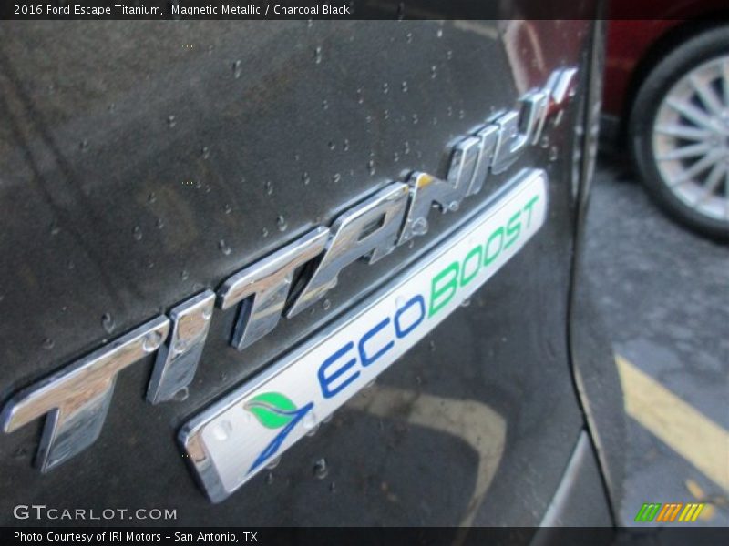 Magnetic Metallic / Charcoal Black 2016 Ford Escape Titanium