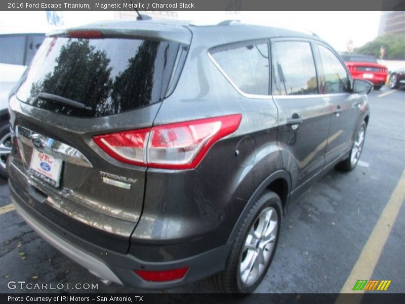 Magnetic Metallic / Charcoal Black 2016 Ford Escape Titanium