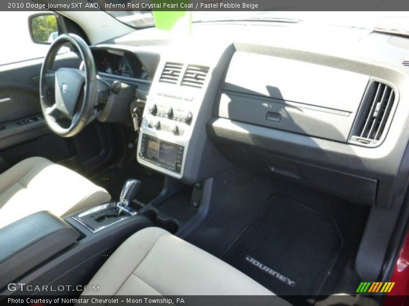 Inferno Red Crystal Pearl Coat / Pastel Pebble Beige 2010 Dodge Journey SXT AWD