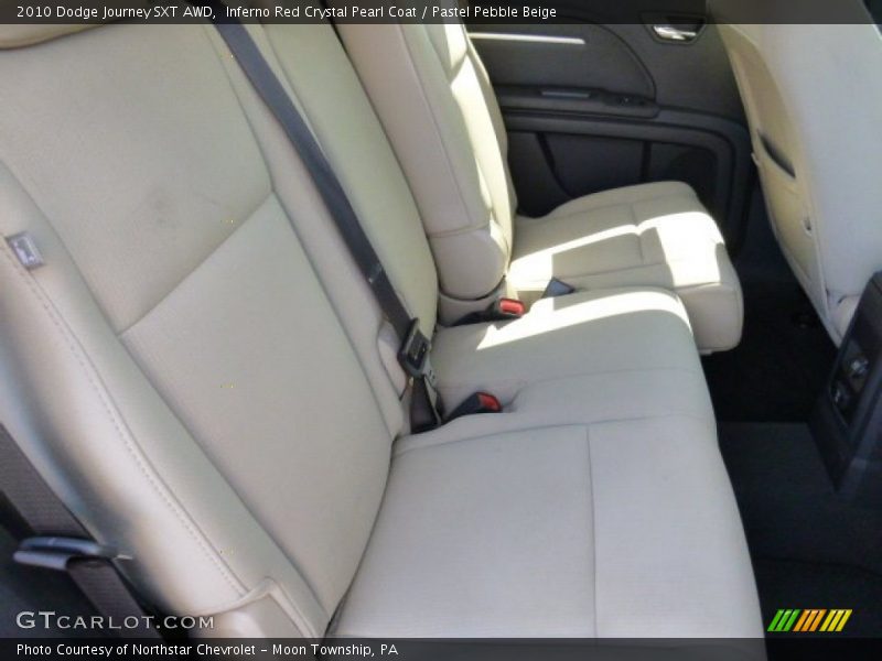 Inferno Red Crystal Pearl Coat / Pastel Pebble Beige 2010 Dodge Journey SXT AWD