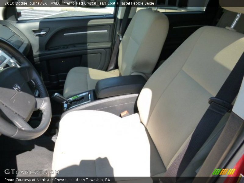 Inferno Red Crystal Pearl Coat / Pastel Pebble Beige 2010 Dodge Journey SXT AWD