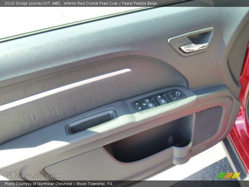Inferno Red Crystal Pearl Coat / Pastel Pebble Beige 2010 Dodge Journey SXT AWD