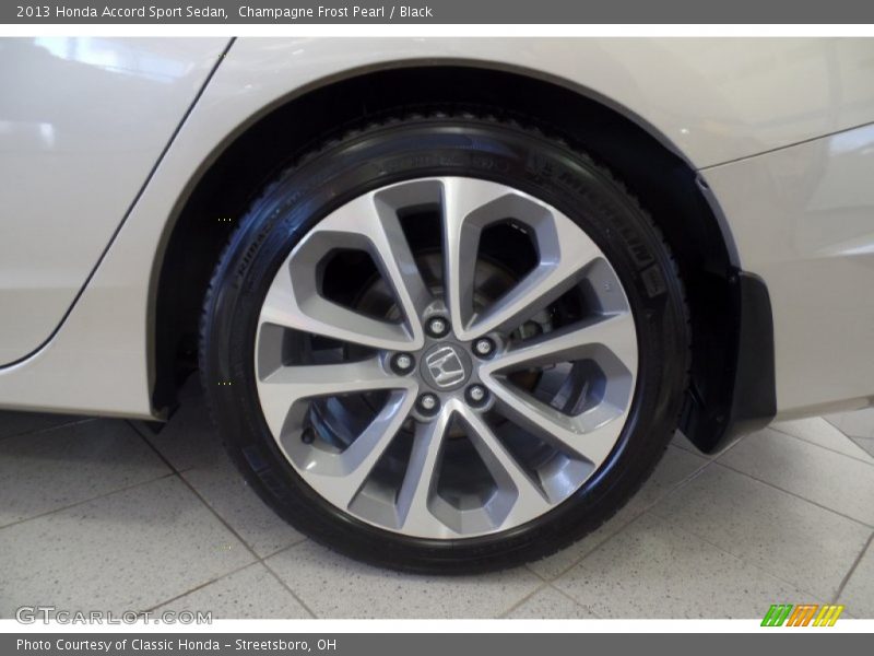 Champagne Frost Pearl / Black 2013 Honda Accord Sport Sedan
