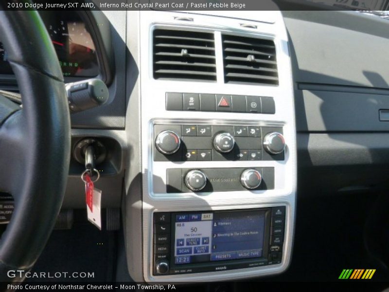 Inferno Red Crystal Pearl Coat / Pastel Pebble Beige 2010 Dodge Journey SXT AWD