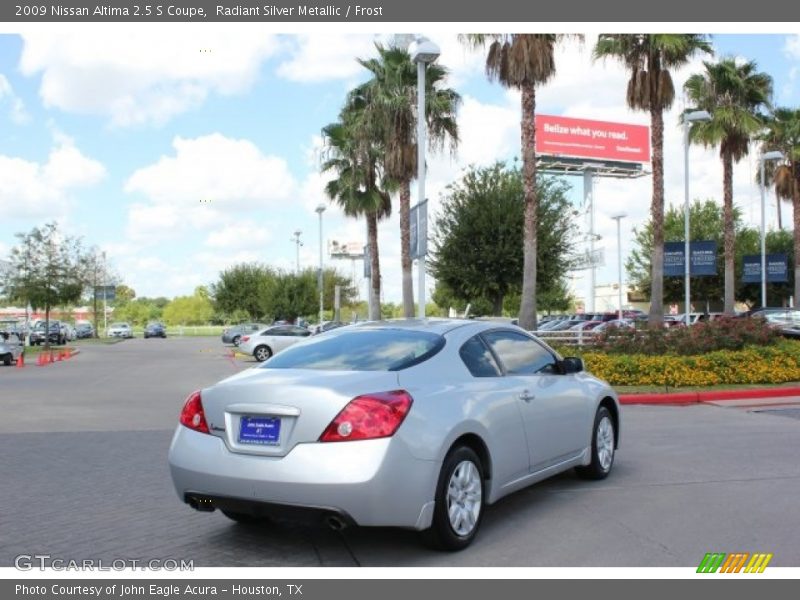 Radiant Silver Metallic / Frost 2009 Nissan Altima 2.5 S Coupe