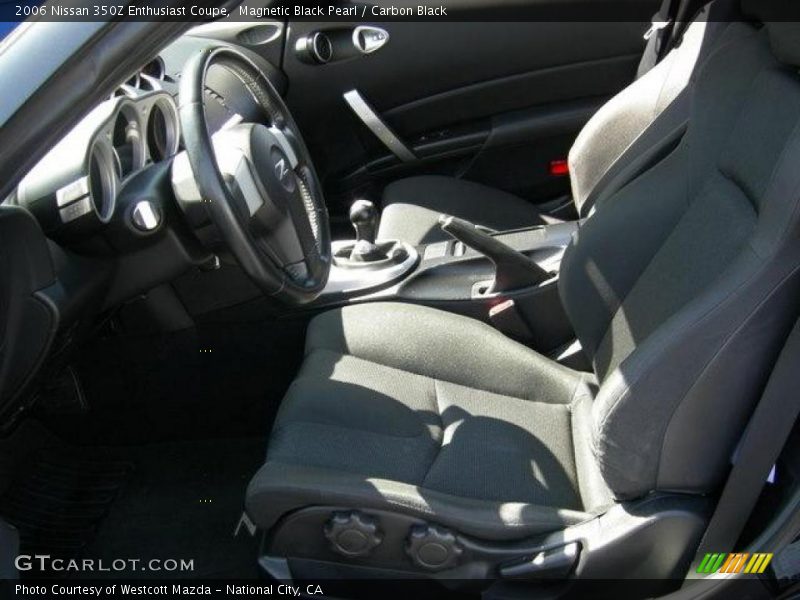 Magnetic Black Pearl / Carbon Black 2006 Nissan 350Z Enthusiast Coupe