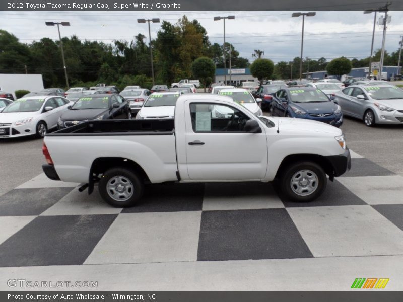 Super White / Graphite 2012 Toyota Tacoma Regular Cab