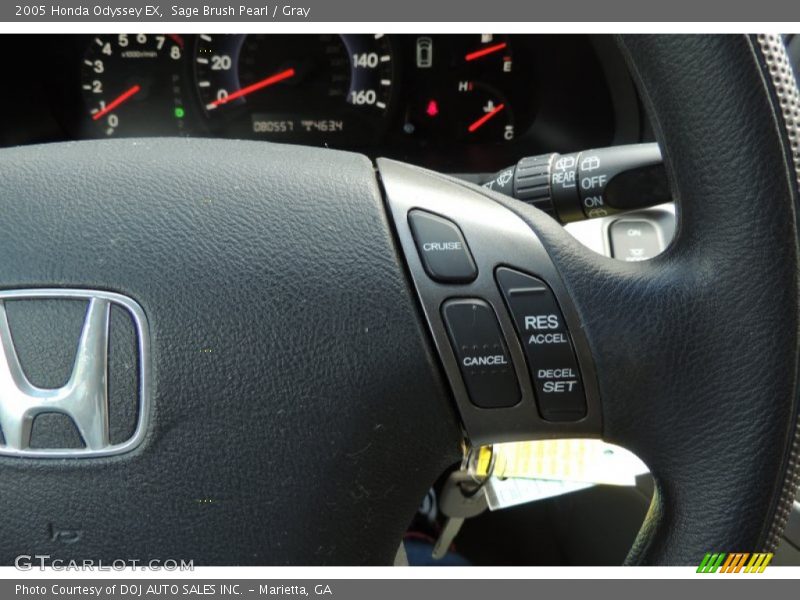 Sage Brush Pearl / Gray 2005 Honda Odyssey EX