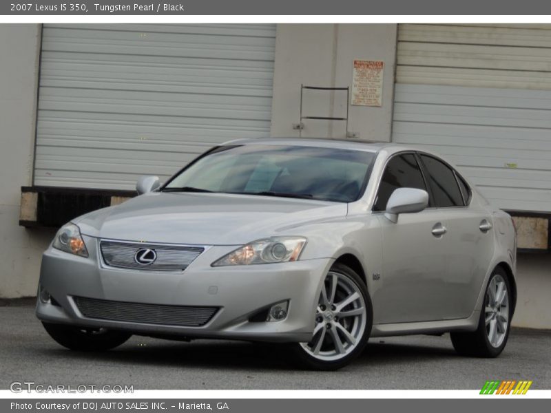 Tungsten Pearl / Black 2007 Lexus IS 350