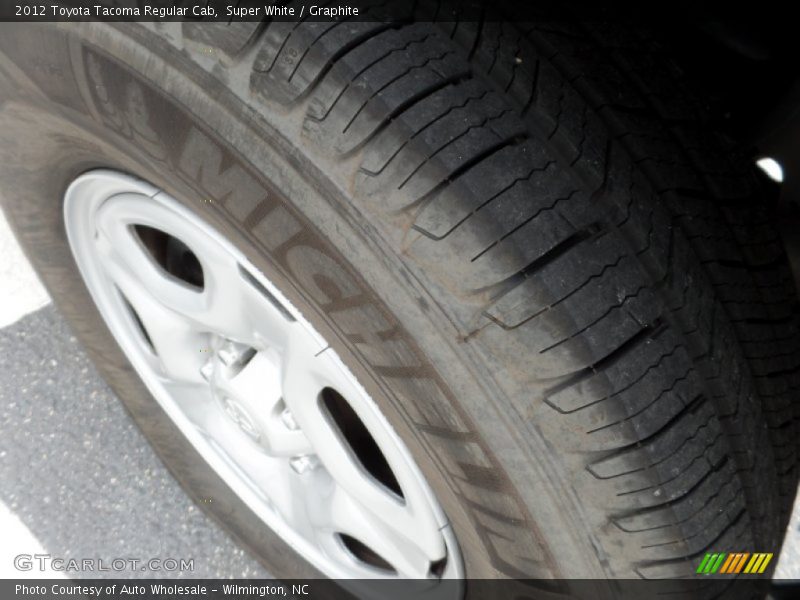 Super White / Graphite 2012 Toyota Tacoma Regular Cab